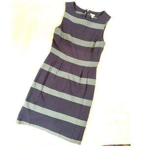Fossil Striped Sheath Midi Dress